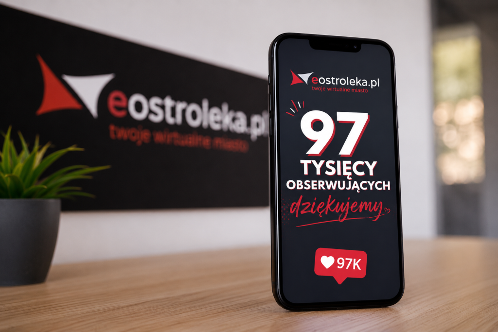 EOstrołęka regionalnym liderem w social media. Już ponad 97 tysięcy obserwujących na Facebooku