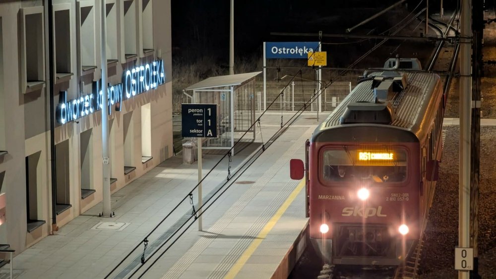 Zmiany na kolei: Pociągi z Ostrołęki do Małkini będą kursować częściej