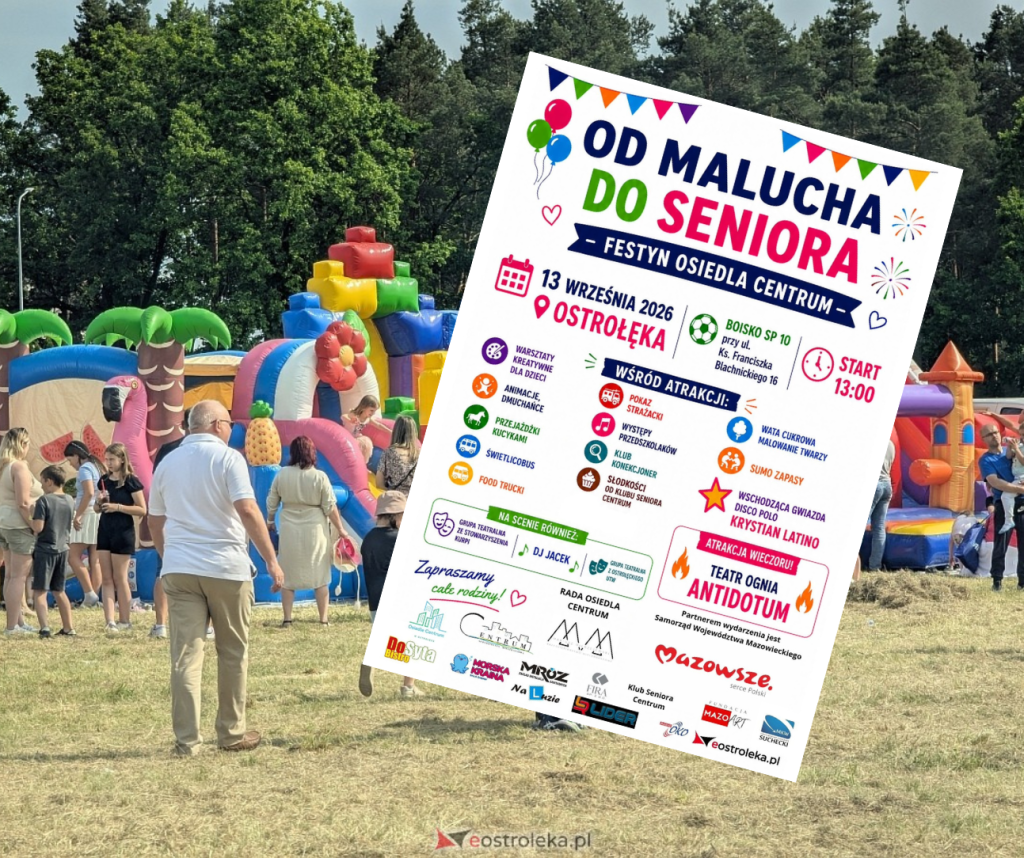 „Od malucha do seniora”. Wielki festyn na Osiedlu Centrum. Znamy atrakcje!