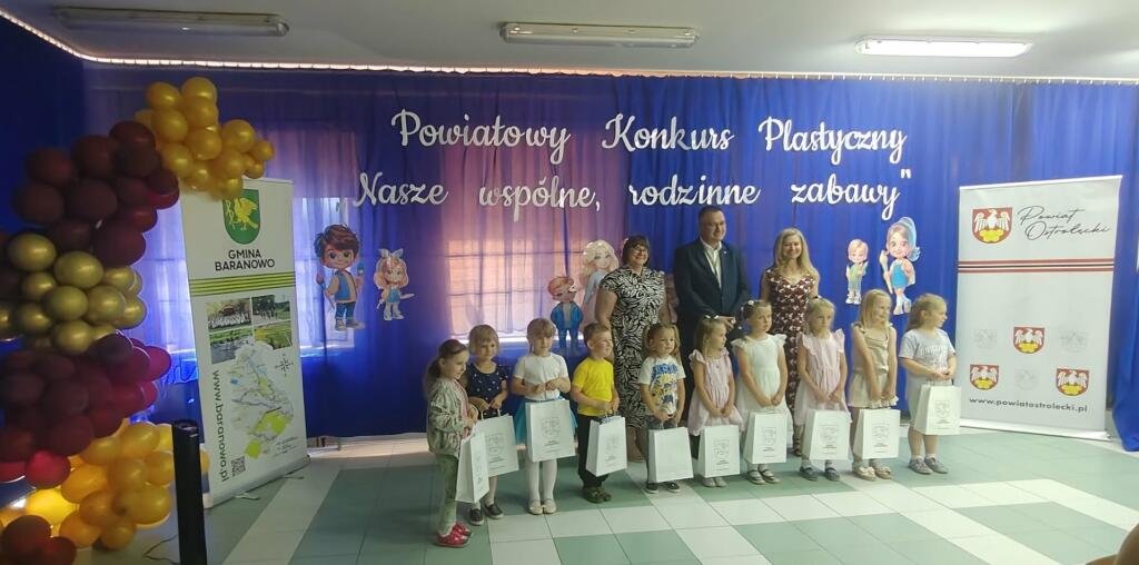 „Nasze wspólne, rodzinne zabawy”. Rozstrzygnięto powiatowy konkurs dla najmłodszych [ZDJĘCIA]