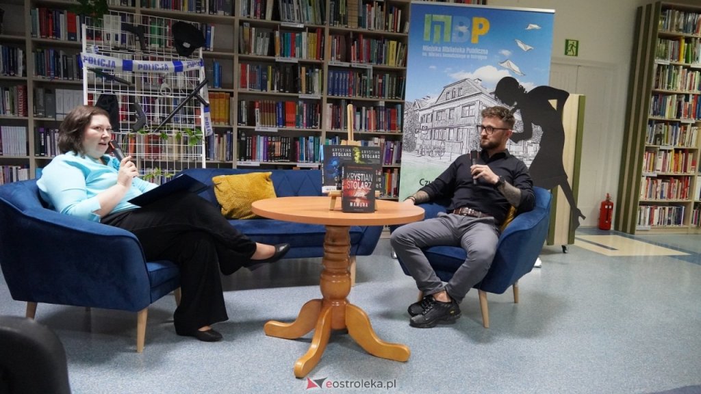 Kryminalna Noc Bibliotek w Miejskiej Bibliotece Publicznej w Ostrołęce [ZDJĘCIA, WIDEO]