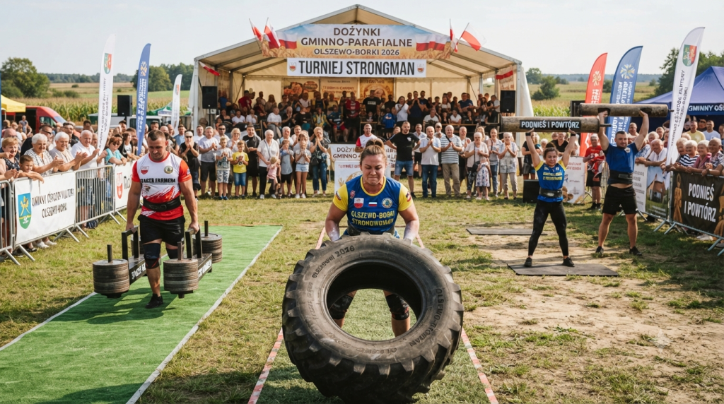 Siła, energia i emocje. Ruszają zapisy na Turniej Strongman w Olszewie-Borkach!