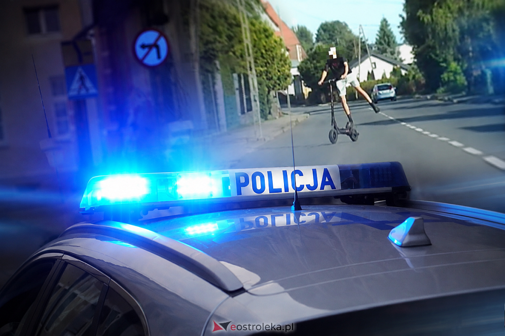 16-latek szalał na hulajnodze elektrycznej. Policja nagrała jego niebezpieczną jazdę [WIDEO]