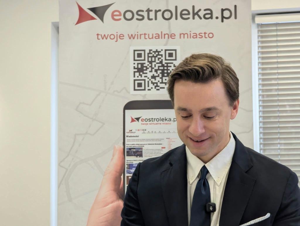 „Ciekawa niespodzianka”. Wicemarszałek Sejmu odwiedził firmę transportową pod Ostrołęką [WIDEO]