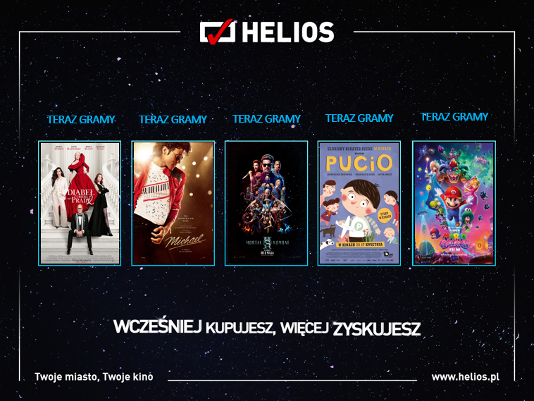 Majowy repertuar kina Helios