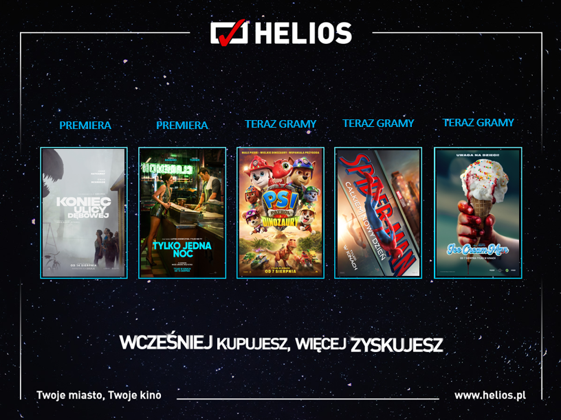 Gorące nowości na ekranach kina Helios