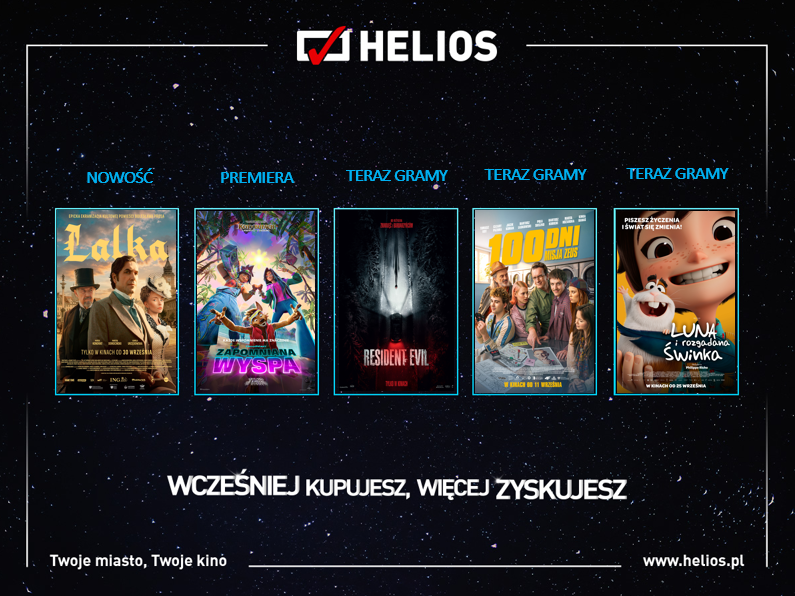 Październikowe nowości w kinie Helios [KONKURS]