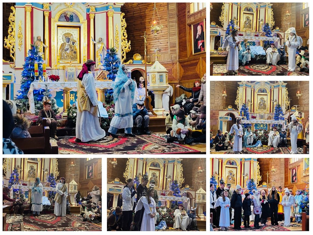Jasełka w Brodowych Łąkach. Uczniowie z Zawad wystąpili w kościele św. Michała Archanioła [ZDJĘCIA]