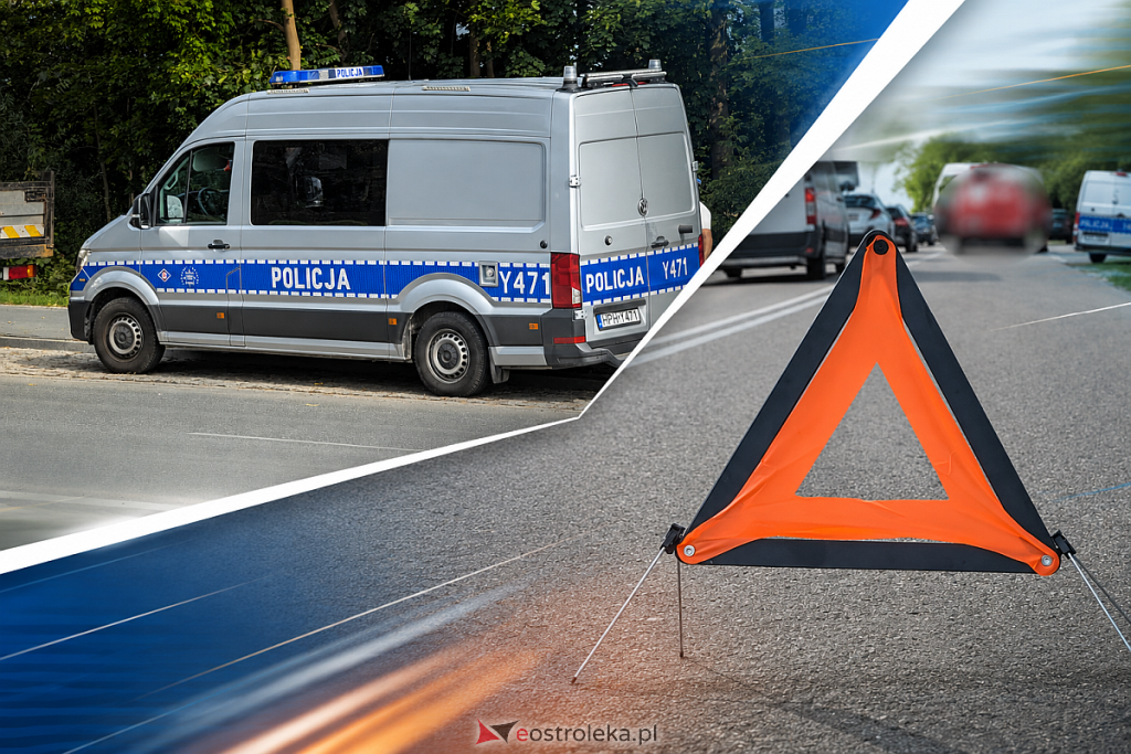 Chwila nieuwagi i doszło do zderzenia. Niebezpieczna kraksa w Ostrołęce