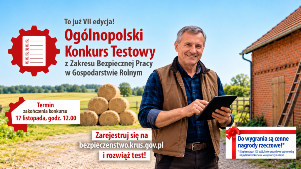 KRUS rozdaje nagrody rolnikom. Wystarczy 30 pytań, by powalczyć o 650 zł!