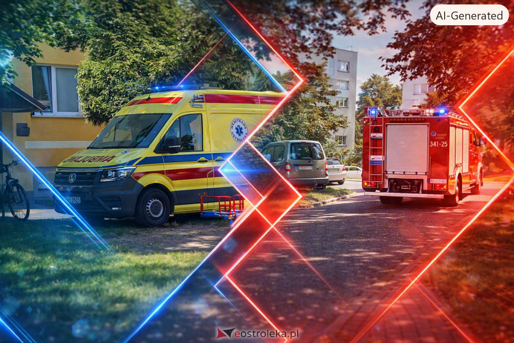 Nie odbierał telefonu, nie reagował na pukanie. Finał interwencji zaskoczył ratowników [ZDJĘCIA]