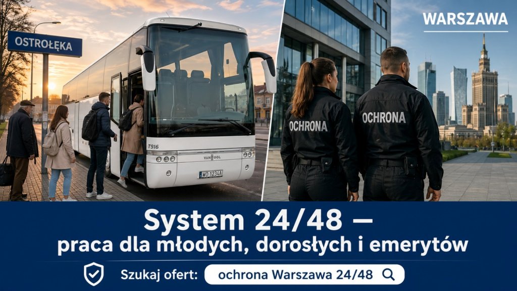 Praca w Warszawie bez przeprowadzki? Z Ostrołęki do stolicy w tylko 2 godziny