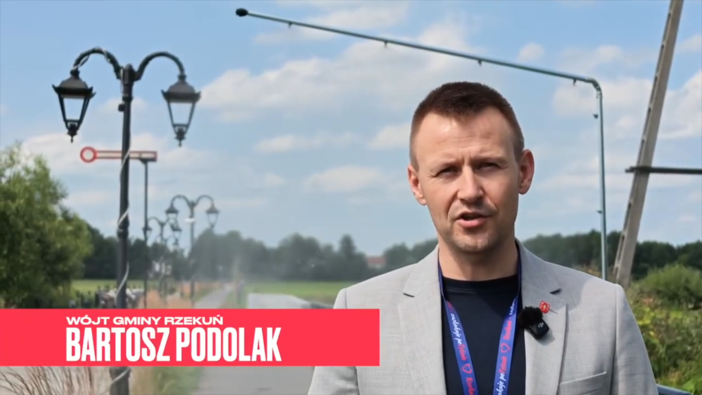 Jak gmina Rzekuń radzi sobie z upałami? Sprawdź, gdzie znajdziesz kurtyny wodne [WIDEO]