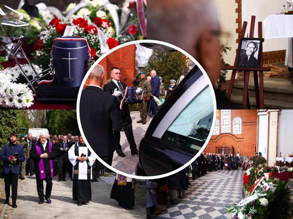 Ostatnia droga śp. Antoniego Lenkiewicza. Z wojskową asystą honorową [ZDJĘCIA]