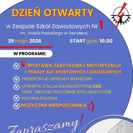 ZSZ Nr 1 zaprasza na Dzień Otwarty!