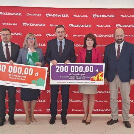 Dofinansowanie dla Gminy Myszyniec z budżetu Województwa Mazowieckiego