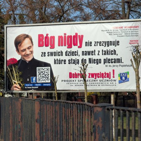 „Zło dobrem zwyciężaj”. Młodzież opowie o ks. Popiełuszce na spotkaniu Solidarności