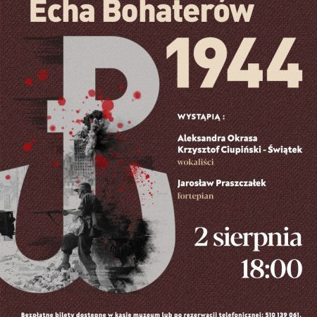 „Echa Bohaterów 1944”. Wyjątkowy koncert patriotyczny w Muzeum Żołnierzy Wyklętych