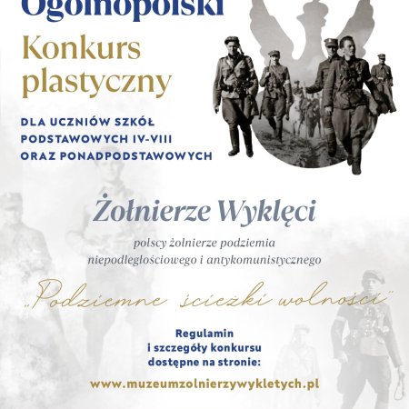 Pędzlem i ołówkiem o bohaterach – rusza konkurs „Podziemne ścieżki wolności”