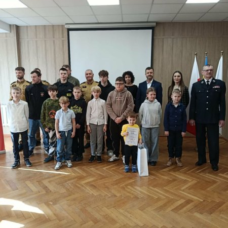 Powiatowe eliminacje turnieju pożarniczego w Ostrołęce. Sukcesy uczniów z gminy Kadzidło [ZDJĘCIA] 