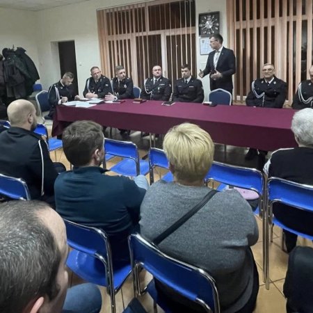 Nowe władze OSP Zamość. Medal dla wieloletniego naczelnika [ZDJĘCIA]