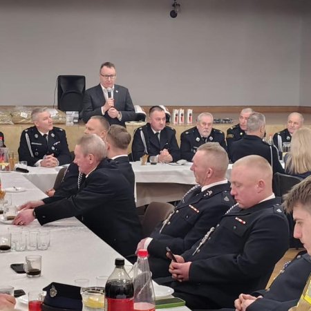 Poseł Popielarz na zebraniu strażaków. "To fundament lokalnych społeczności"