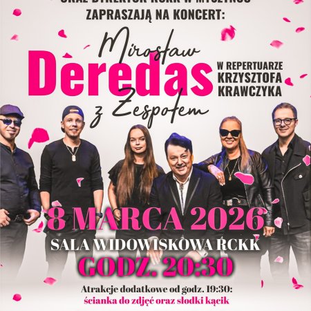 Koncert z piosenkami Krzysztofa Krawczyka. Dzień kobiet w Myszyńcu