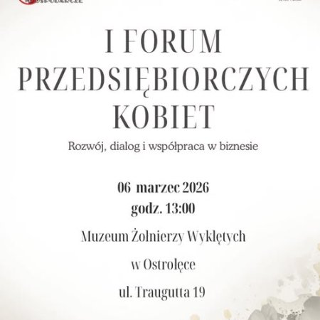 I Forum Przedsiębiorczych Kobiet w Ostrołęce