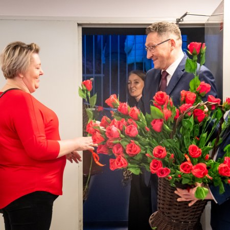 Mirosław Deredas w RCKK w Myszyńcu. To był wyjątkowy Dzień Kobiet! [ZDJĘCIA]