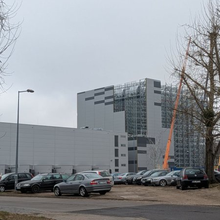 Tak rośnie nowa potęga Piątnicy w Ostrołęce! Zobacz aktualne zdjęcia z placu budowy [ZDJĘCIA]