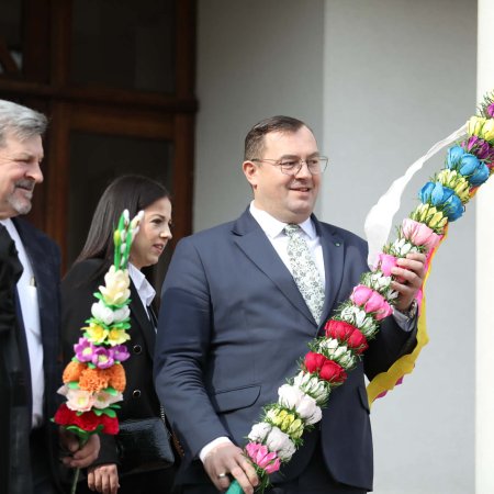 Minister rolnictwa Stefan Krajewski świętował Niedzielę Palmową w Łysych [WIDEO, ZDJĘCIA]