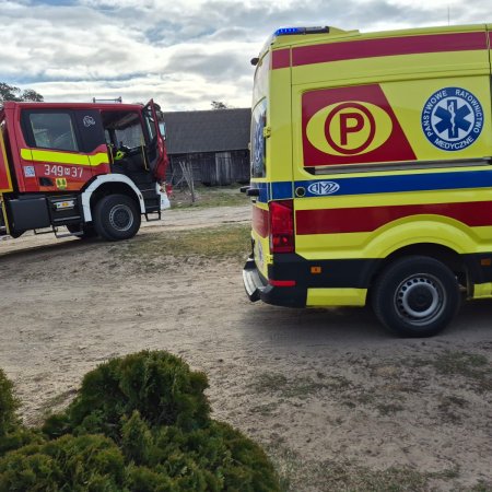 Zgasło światło, mogło zgasnąć życie. Poruszająca akcja strażaków ochotników z Kadzidła!