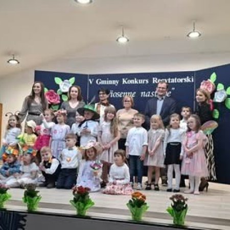 Przedszkolaki recytowały wiersze o wiośnie. Za nami gminny konkurs w Łysych! 