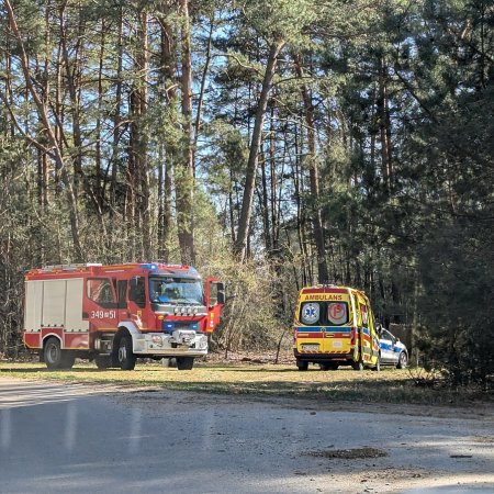 Chwila nieuwagi doprowadziła do nieszczęścia. Akcja ratunkowa w gminie Lelis [ZDJĘCIA]
