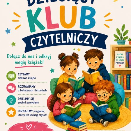 Dziecięcy Klub Czytelniczy w Ostrołęce. Ruszają spotkania dla dzieci