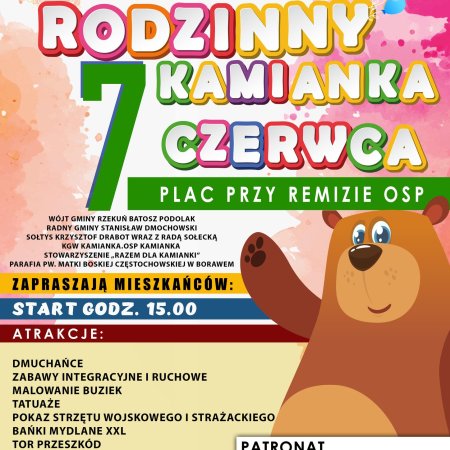 Festyn rodzinny w Kamiance już w niedzielę!