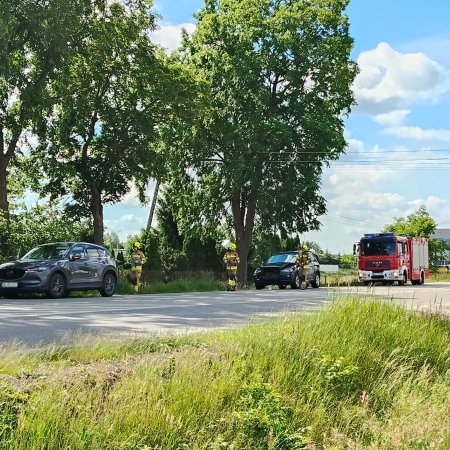 Chwila nieuwagi i kolizja. Dwa auta zderzyły się w Olszewie-Borkach [WIDEO, ZDJĘCIA]