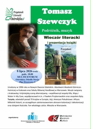 Podróżnik i muzyk opowie w Ostrołęce o afrykańskiej historii. Wieczór literacki w Multicentrum