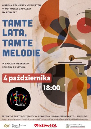 Przeboje sprzed lat w Ostrołęce. Muzeum Żołnierzy Wyklętych zaprasza na koncert!