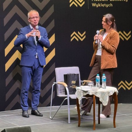 Prof. Krzysztof Szwagrzyk odwiedził Muzeum Żołnierzy Wyklętych. Opowiedział o identyfikacji sierż. „Roja” [ZDJĘCIA]