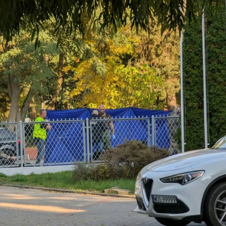 Pirotechnicy w szkole w Ostrołęce. Sprawdzono plecak napastnika [WIDEO, ZDJĘCIA]