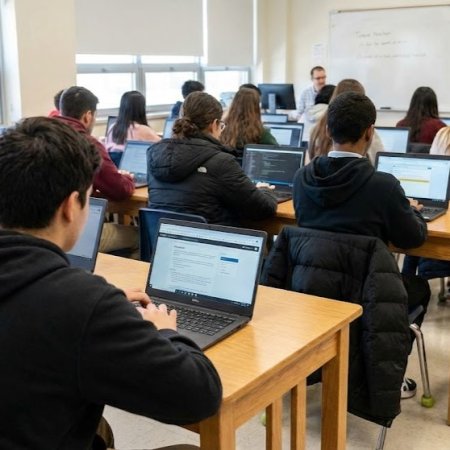 Sztuczna inteligencja i robotyka w szkołach. Nowy sprzęt dla placówek Powiatu Ostrołęckiego