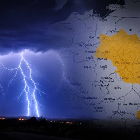 Ostrołęka i okolice w strefie ostrzeżenia! Synoptycy biją na alarm. "70 procent"