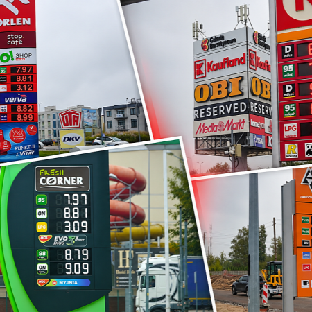8 zł za benzynę, prawie 9 zł za diesla. Takie są ceny w Ostrołęce [ZDJĘCIA]