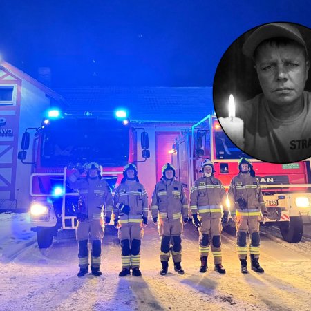 Żałoba w środowisku strażaków. Pożegnali druha Damiana