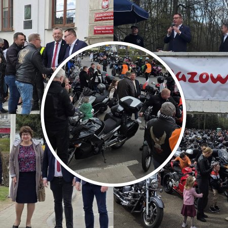 Poseł Popielarz otworzył sezon motocyklowy! "Wspaniała atmosfera" [ZDJĘCIA]