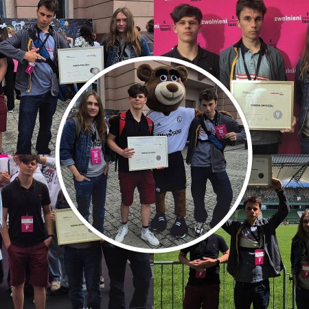 Uczniowie ZSZ nr 4 w Ostrołęce ze Srebrnym Wilkiem! Sukces projektu „Dobrem zwyciężaj" [ZDJĘCIA]