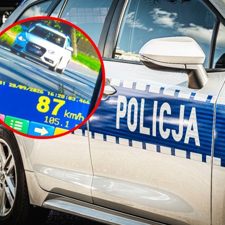 Pędził przez Borowce i nie zatrzymał się do kontroli. Kierowca audi zapłaci 5800 zł