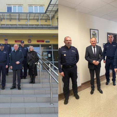 Wiceminister Mroczek w Ostrołęce. Na stole temat nowej policyjnej siedziby