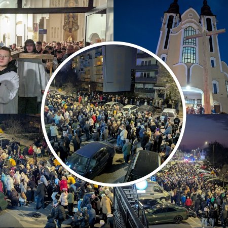 Wielki Piątek. Tłumy na drodze krzyżowej ulicami Ostrołęki [WIDEO, ZDJĘCIA]